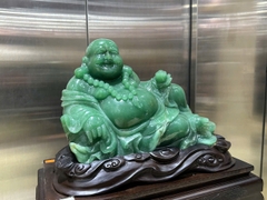 Thần Tài Di Lặc Thạch Anh Xanh (Kèm giấy kiểm đinh)