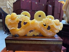 Tác Phẩm Thanh Gậy Như Ý Ngọc Hoàng Long 31x15cm