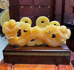 Tác Phẩm Thanh Gậy Như Ý Ngọc Hoàng Long 31x15cm