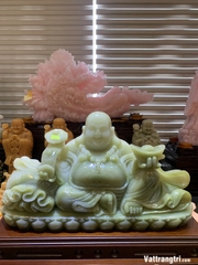 Thần tài di lặc Ngọc onyx 45cm