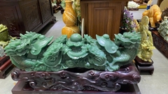 Thanh Gậy Như Ý Cửu Long Thạch Anh Xanh