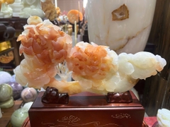 Thanh gậy như ý ngọc onyx 37x20cm