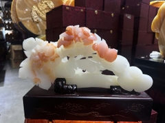 Thanh gậy như ý ngọc onyx 39x20cm