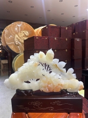 Thanh gậy như ý ngọc onyx 40x23cm