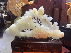 Thanh gậy như ý ngọc onyx 40x23cm