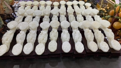 Thanh gậy như ý ngọc onyx trắng