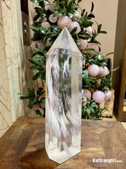 Trụ Đá Obsidian trắng 26cm