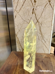 Trụ đá obsidian vàng 29cm