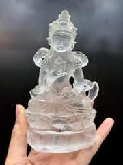 Tượng Thánh Mẫu TaRa Thạch Anh Trắng
