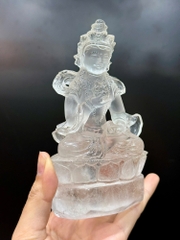 Tượng Thánh Mẫu TaRa Thạch Anh Trắng