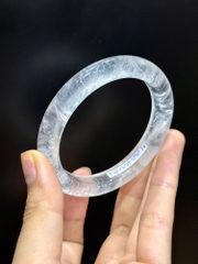 Vòng Bản Liền Thạch Anh Trắng 55.4mm