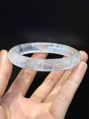 Vòng Bản Liền Thạch Anh Trắng 55.4mm