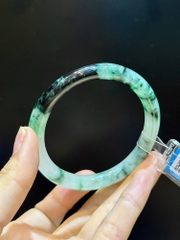 Vòng Liền Bản Đũa Ngọc Phỉ Thuý 58.30mm (Giấy kiểm định PNJ)