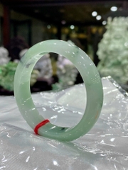 Vòng Liền Bản Hẹ Ngọc Phỉ Thuý 50.6mm (Kèm Giấy Kiểm Định)