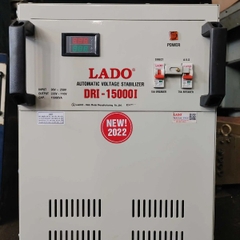 Ổn Áp LADO 15KVA NEW 2022 DẢI 90V-250V Đồng hồ điện tử