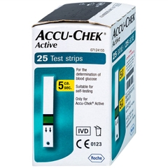 Hộp 25 que thử đường huyết ACCU-CHEK Active