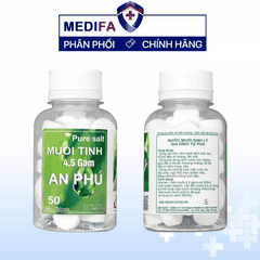 Lọ 50 Viên Muối Sinh Lý Khô Dược An Phú 4.8g