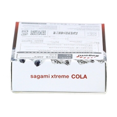 Hộp 3 chiếc bao cao su Sagami Cola