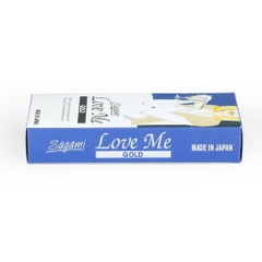Hộp 10 bao cao su Sagami Love Me Gold