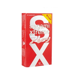 Hộp 10 chiếc bao cao su Sagami Extreme Feel Long