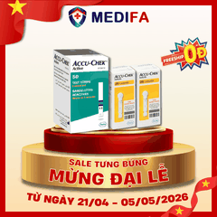 [COMBO] 50 Que Thử Đường Huyết ACCU-CHEK® Active & 50 Kim Lấy Máu ACCU-CHEK® SoftClix