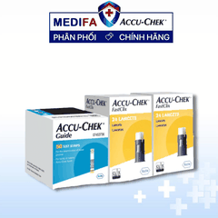 [COMBO] 50 Que Thử Đường Huyết ACCU-CHEK® Guide & 48 Kim Lấy Máu ACCU-CHEK® FastClix