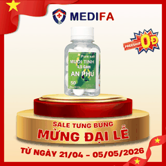 Lọ 50 Viên Muối Sinh Lý Khô Dược An Phú 4.8g