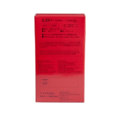 Hộp 10 chiếc bao cao su Sagami Super Dot 0.09