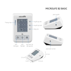 Máy đo huyết áp bắp tay Microlife B2 Basic