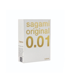 Hộp 2 chiếc bao cao su Original Sagami 0.01