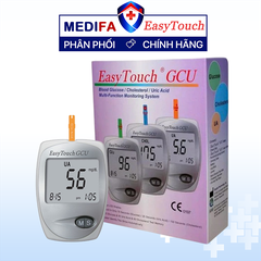 Máy đo 3 in 1 đường huyết, mỡ máu, gout EasyTouch®GCU - chưa kèm que thử