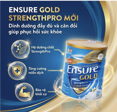 [COMBO] 9 Lon Sữa bột Ensure Gold Abbott hương vani ít ngọt 800g