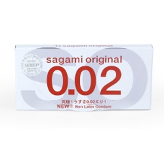 Hộp 2 chiếc bao cao su Sagami 0.02