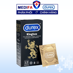 Hộp 12 chiếc bao cao su Durex Kingtex