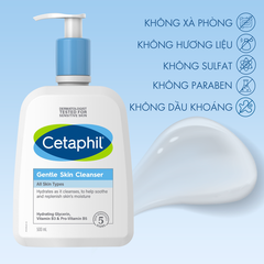 Sữa rửa mặt Cetaphil Gentle Skin Cleanser 500ml