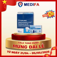 [COMBO] Hộp 30 Que Thử Đường Huyết Terumo Kèm 30 Kim Chích Máu