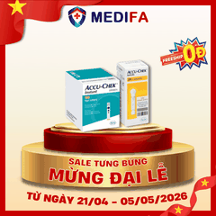 [COMBO] Hộp 50 Que Thử Đường Huyết ACCU-CHEK Instant & 25 Kim SoftClix