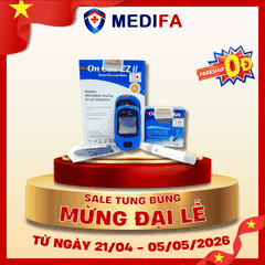 [COMBO] Máy Đo Đường Huyết On Call EZ II (MMOL/L) Kèm Hộp Lọ 25 Que Thử, 100 Kim On Call