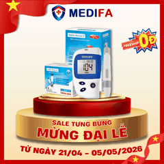 [COMBO] Máy Đo Đường Huyết Sinocare Safe Accu 2 (MMOL/L) Kèm 50 Que Thử & 50 Kim Lấy Máu