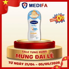 Dầu massage dưỡng ẩm thư giãn cho bé Cetaphil Baby Moisturising Baby Oil With Organic Calendula 200ml