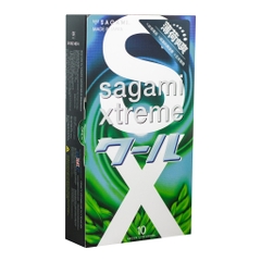 Hộp 10 chiếc bao cao su Sagami Spearmint