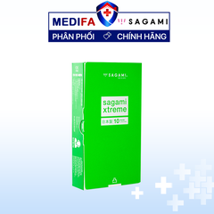 Hộp 10 Chiếc Bao Cao Su Sagami Green