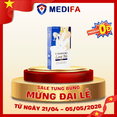 Hộp 10 bao cao su Sagami Love Me Gold