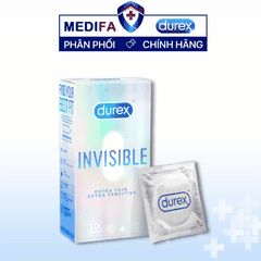 Hộp 10 Chiếc Bao Cao Su Durex Invisible Extra Thin Extra Sensitive