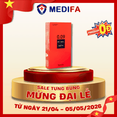 Hộp 10 chiếc bao cao su Sagami Super Dot 0.09