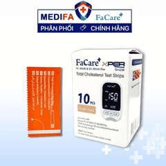 Hộp 10 Que Thử Cholesterol FaCare FC-M168