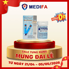 Hộp 10 Que thử mỡ máu Cholesterol Easy Touch