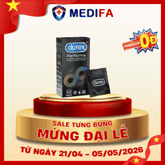 Hộp 12 chiếc bao cao su Durex Performa