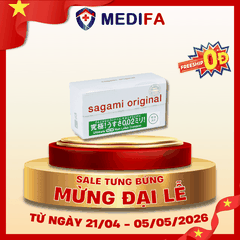 Hộp 12 chiếc bao cao su Sagami 0.02