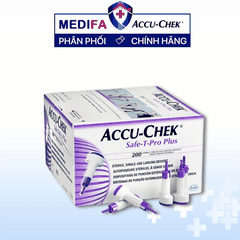 Hộp 200 Kim Lấy Máu ACCU-CHEK Safe-T-Pro Plus